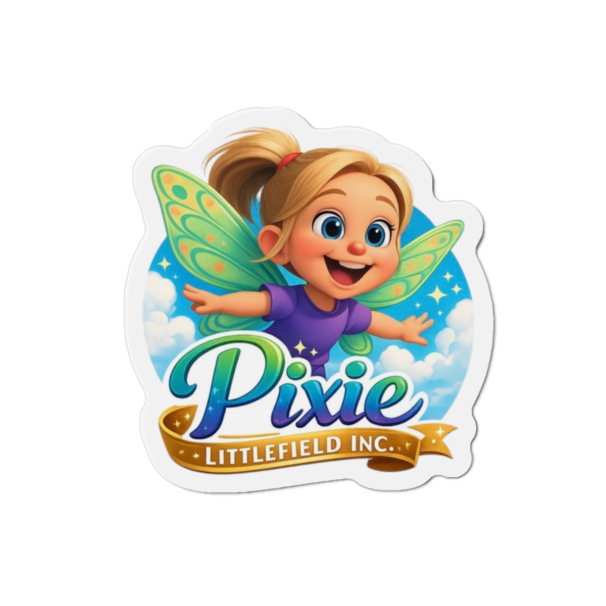 Pixie Littlefield Inc Logo Magnet