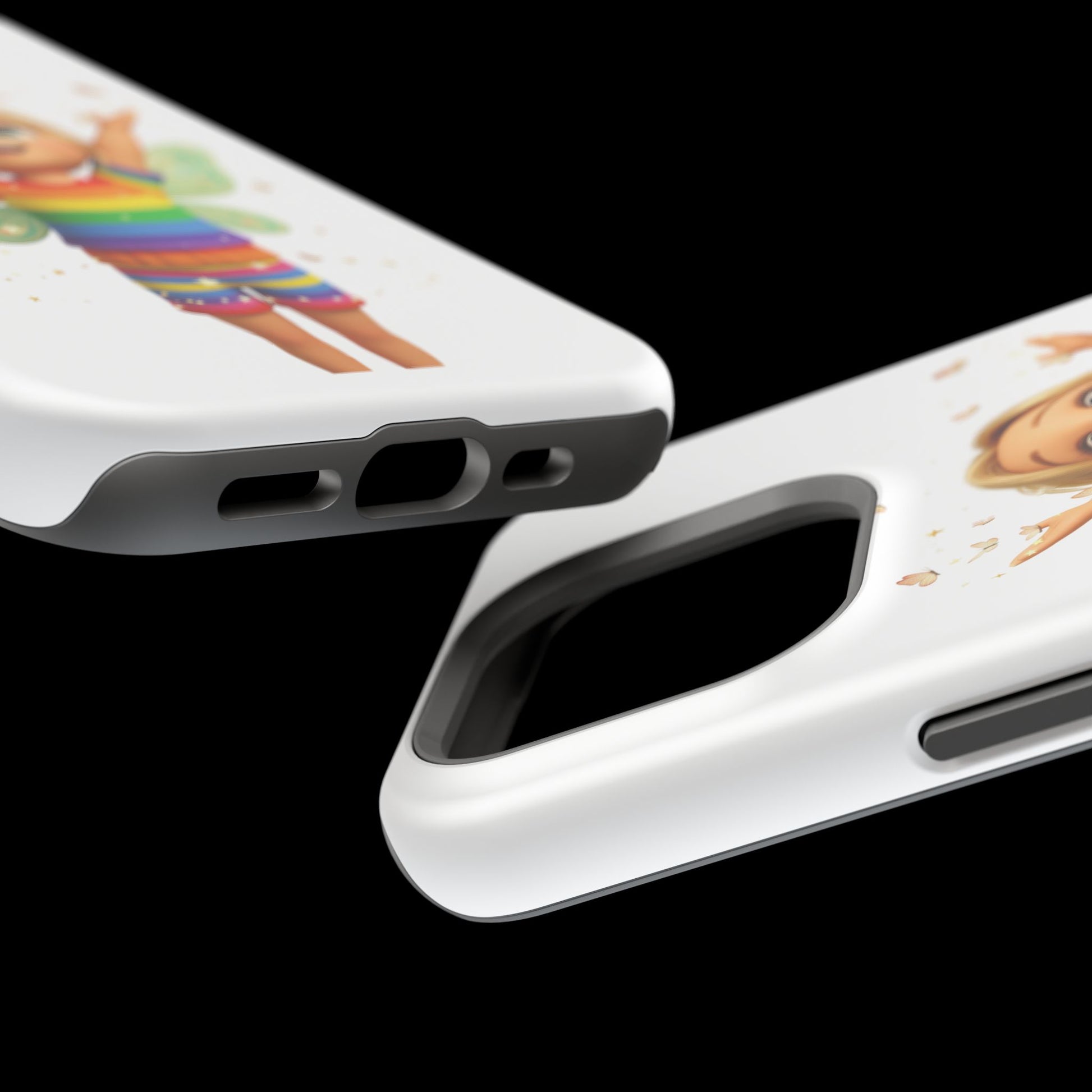 Pixie with butterflies — Magnetic Impact-Resistant iPhone Cover