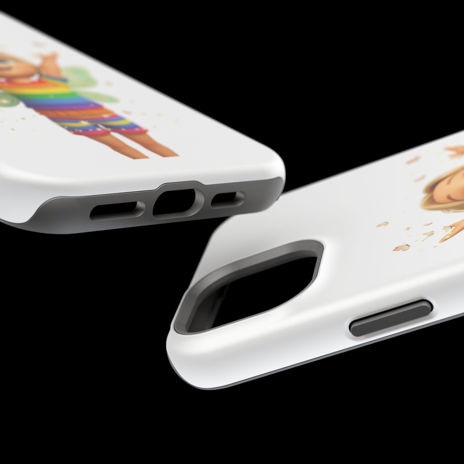 Pixie with butterflies — Magnetic Impact-Resistant iPhone Cover