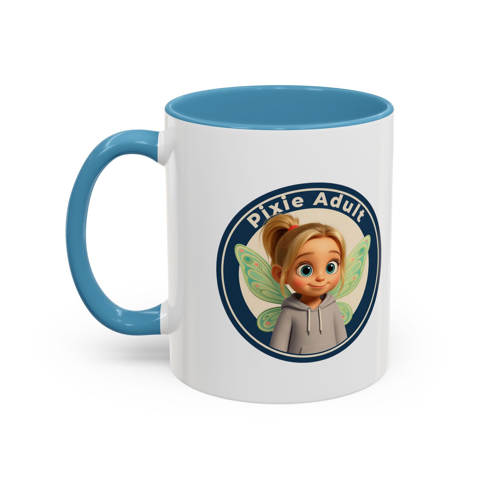 Pixie Adult Coffee Mug — Cute Fairy Design Accent Mug (11/15 oz)