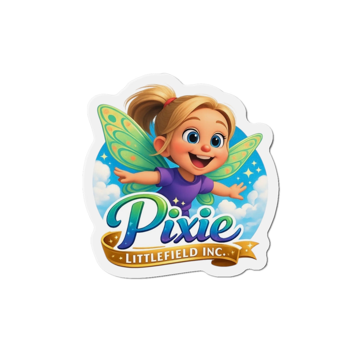 Pixie Littlefield Inc Logo Magnet