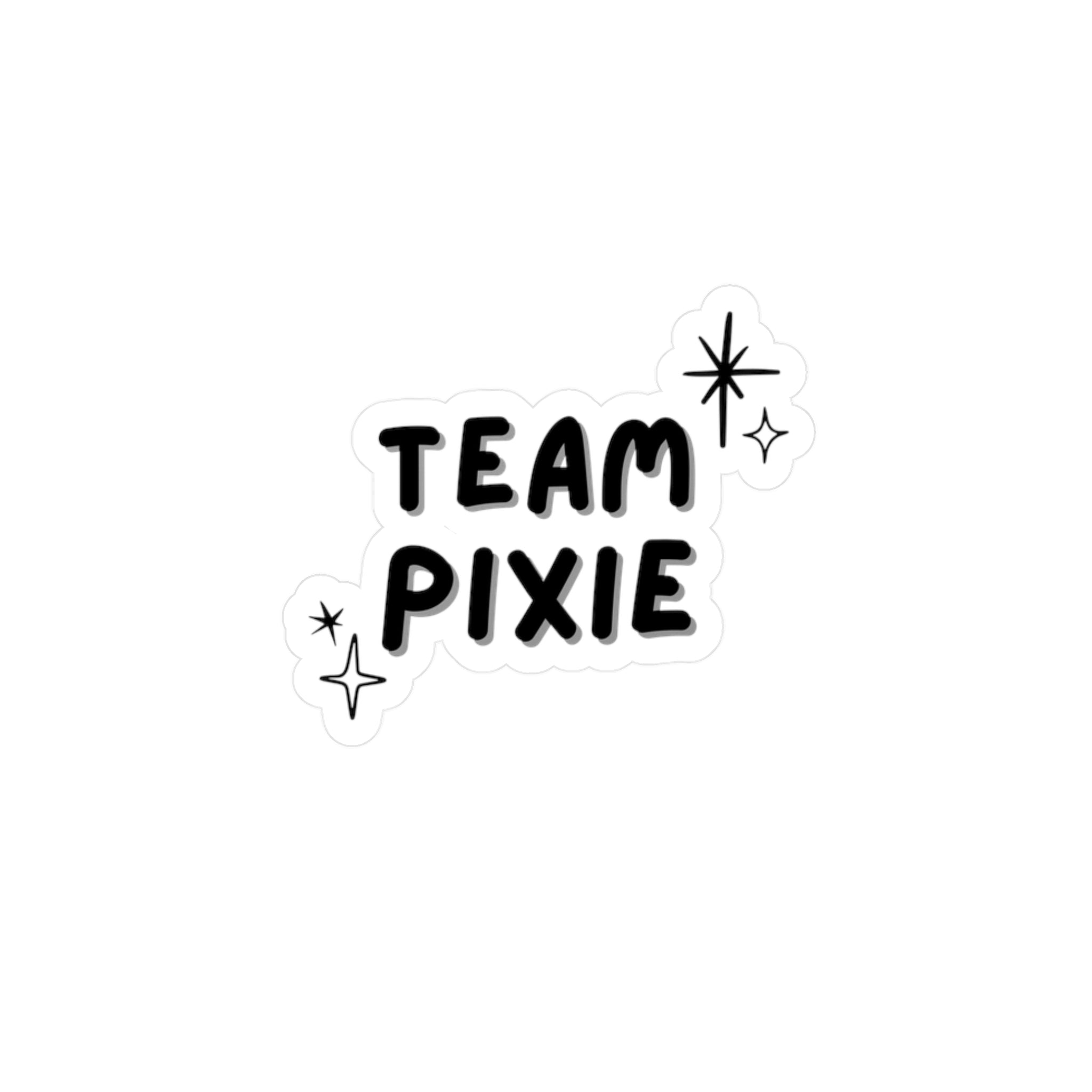 Team Pixie Vinyl Sticker — Kiss-Cut Decorative Decal