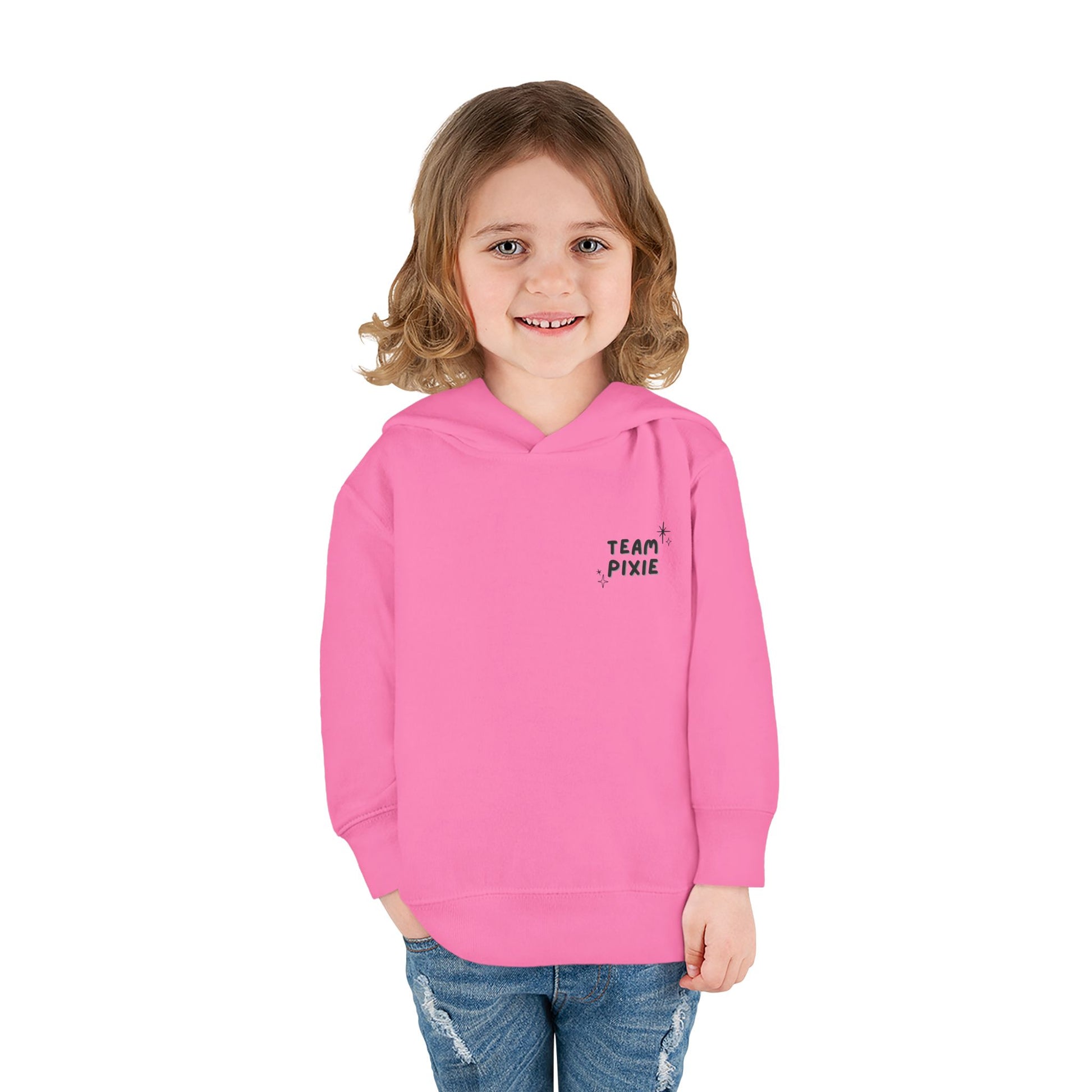 Toddler Hoodie — 'Team Pixie' Butterfly Pullover for Kids