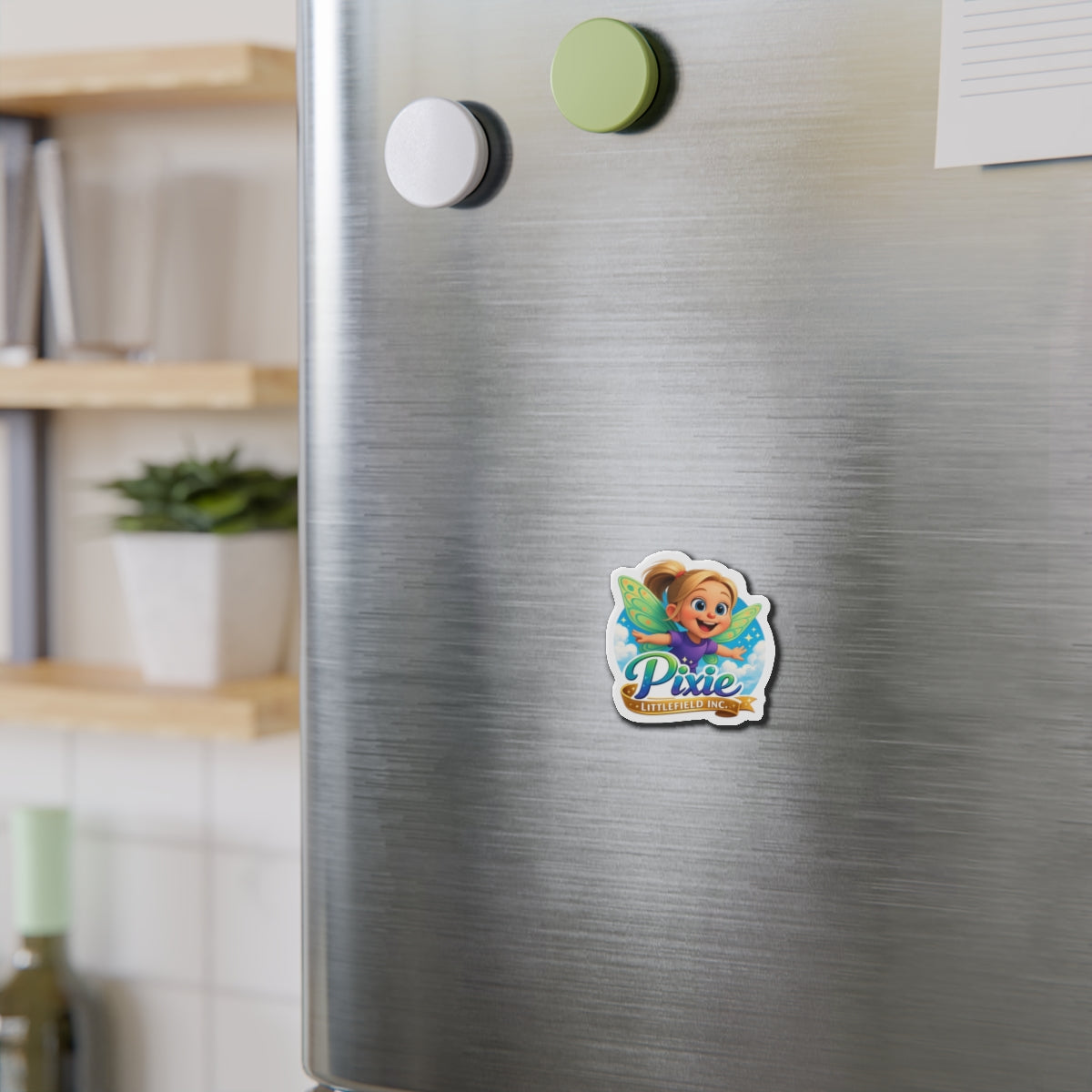 Pixie Littlefield Inc Logo Magnet