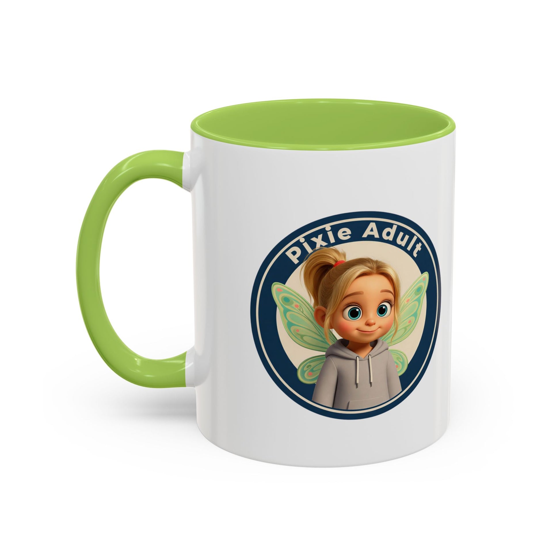 Pixie Adult Coffee Mug — Cute Fairy Design Accent Mug (11/15 oz)
