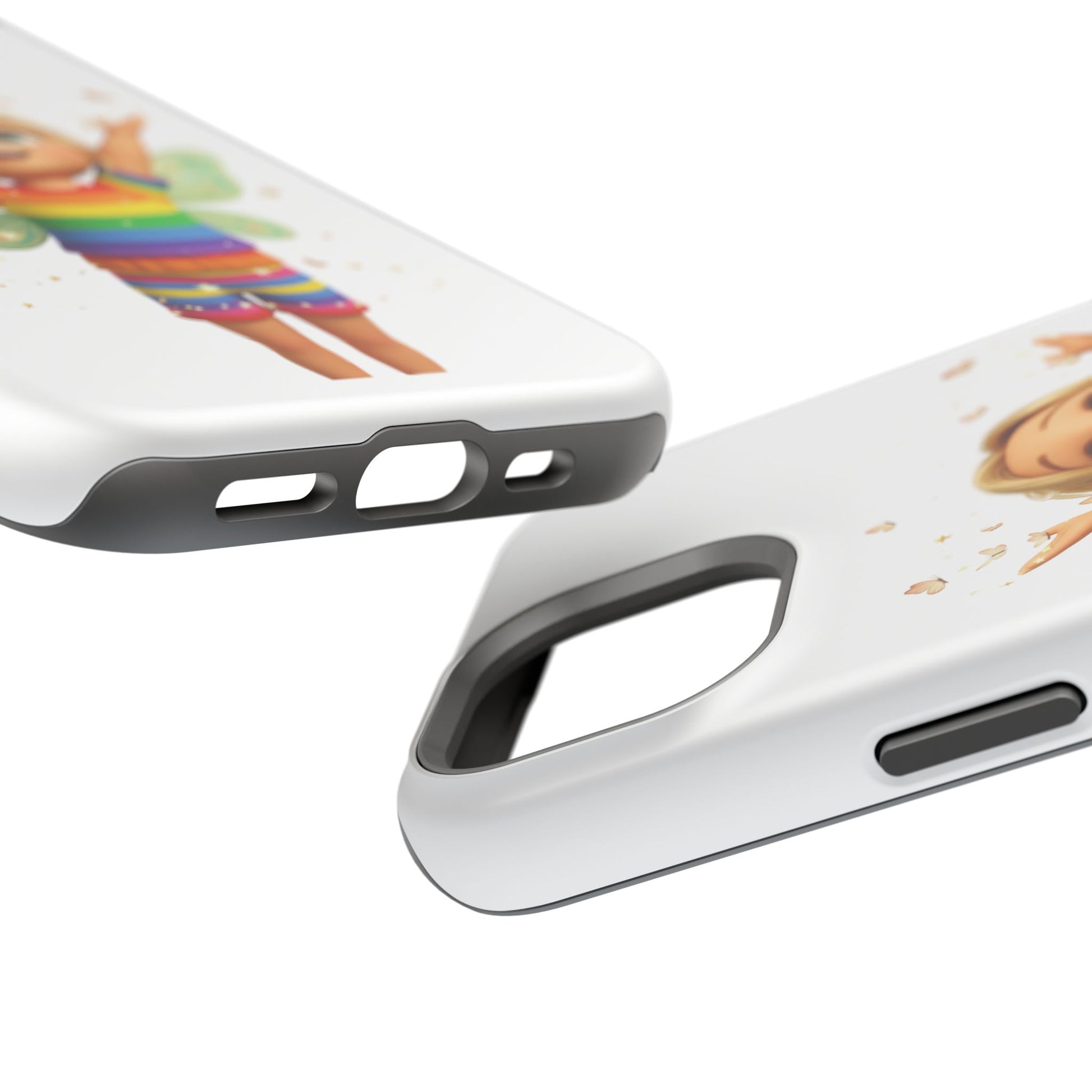 Pixie with butterflies — Magnetic Impact-Resistant iPhone Cover