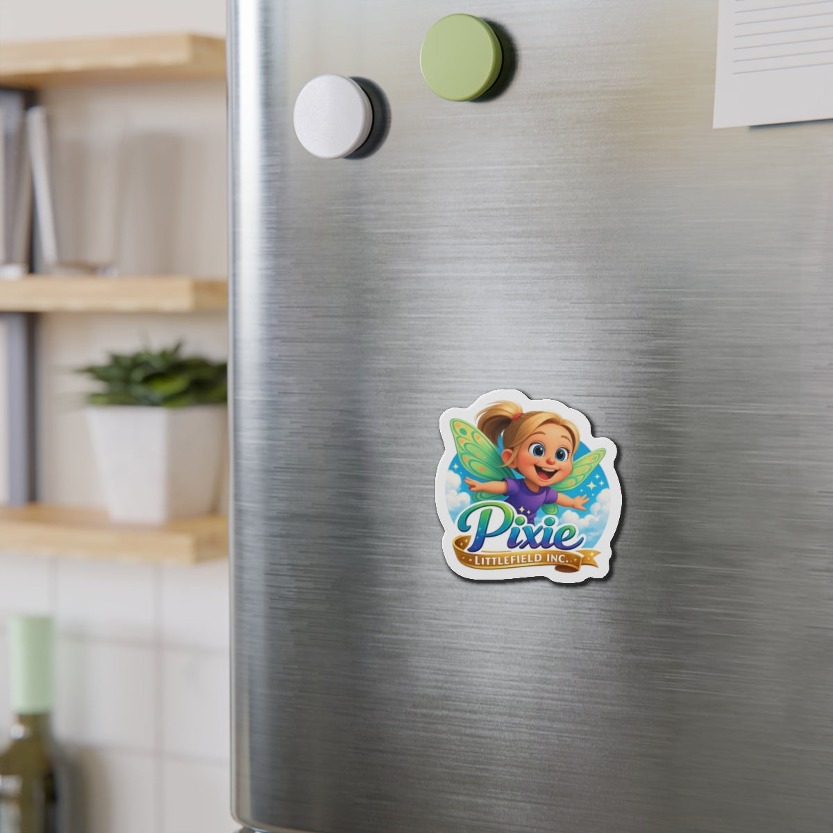 Pixie Littlefield Inc Logo Magnet