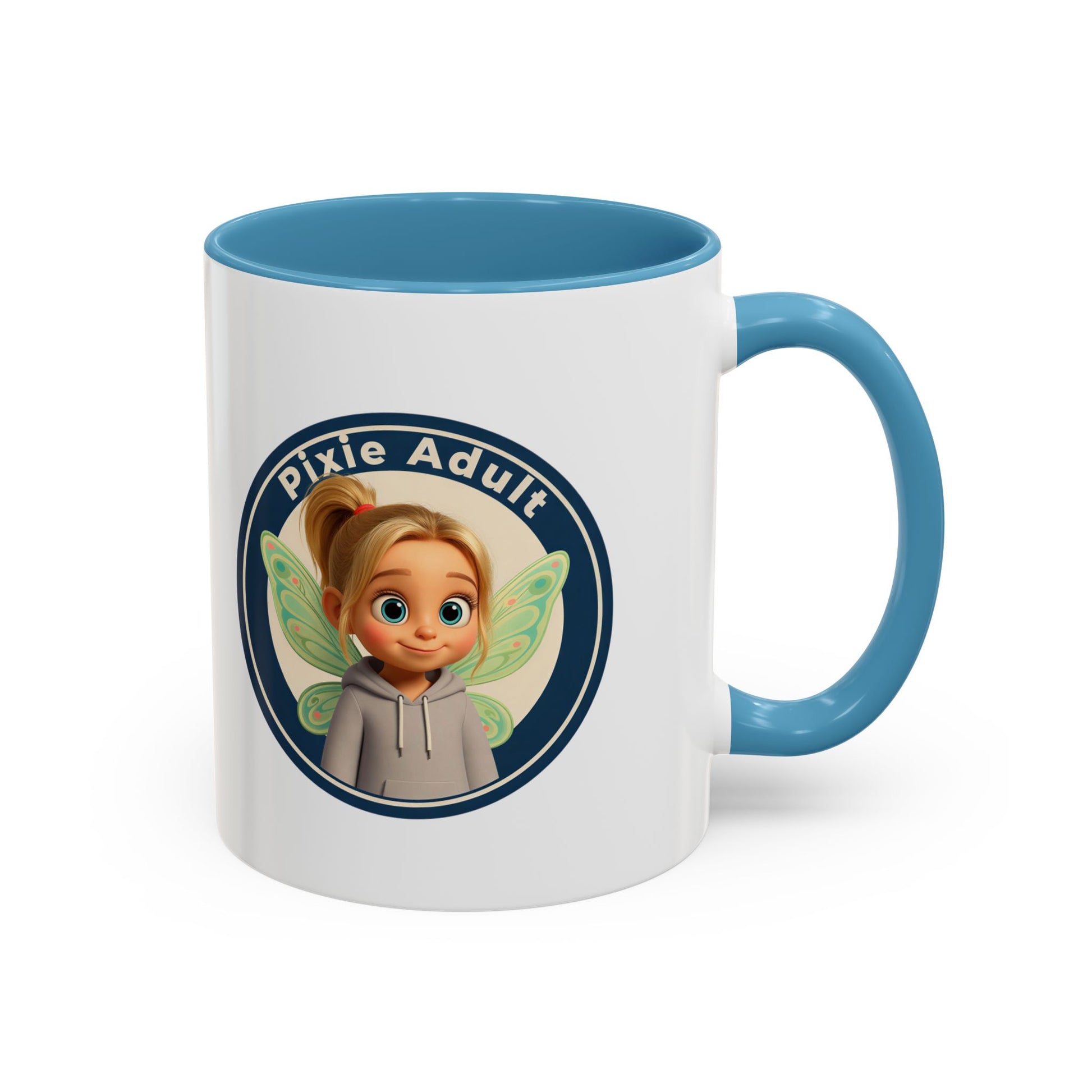 Pixie Adult Coffee Mug — Cute Fairy Design Accent Mug (11/15 oz)