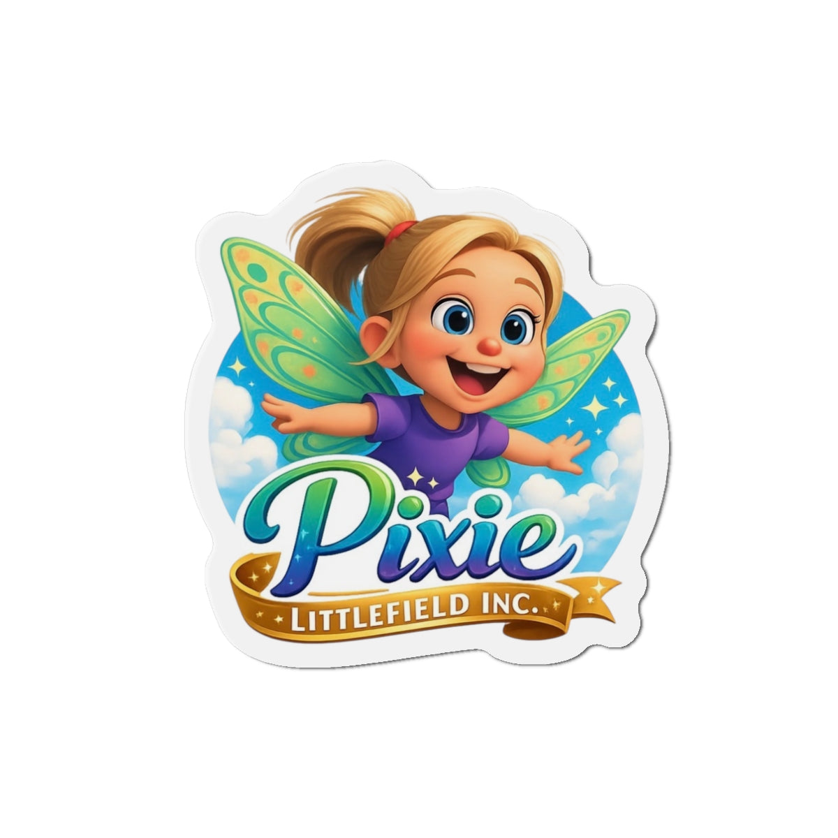 Pixie Littlefield Inc Logo Magnet