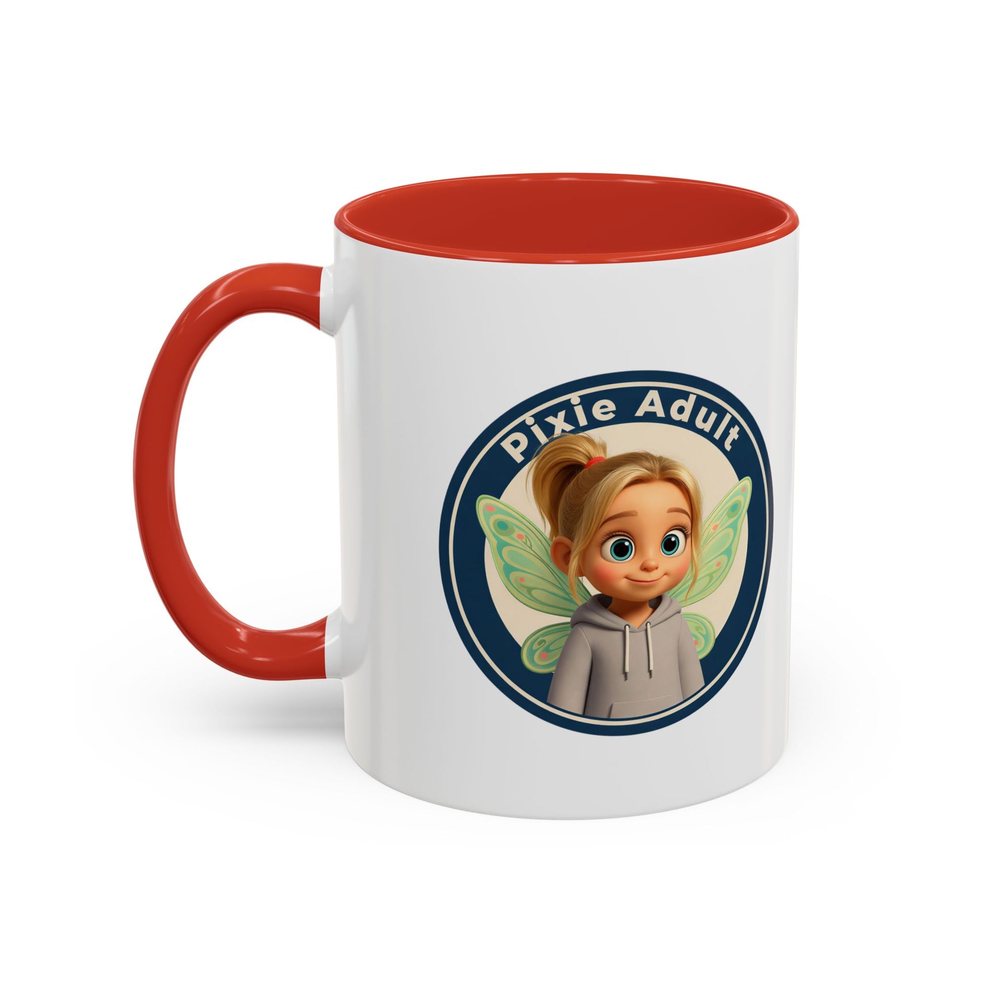 Pixie Adult Coffee Mug — Cute Fairy Design Accent Mug (11/15 oz)