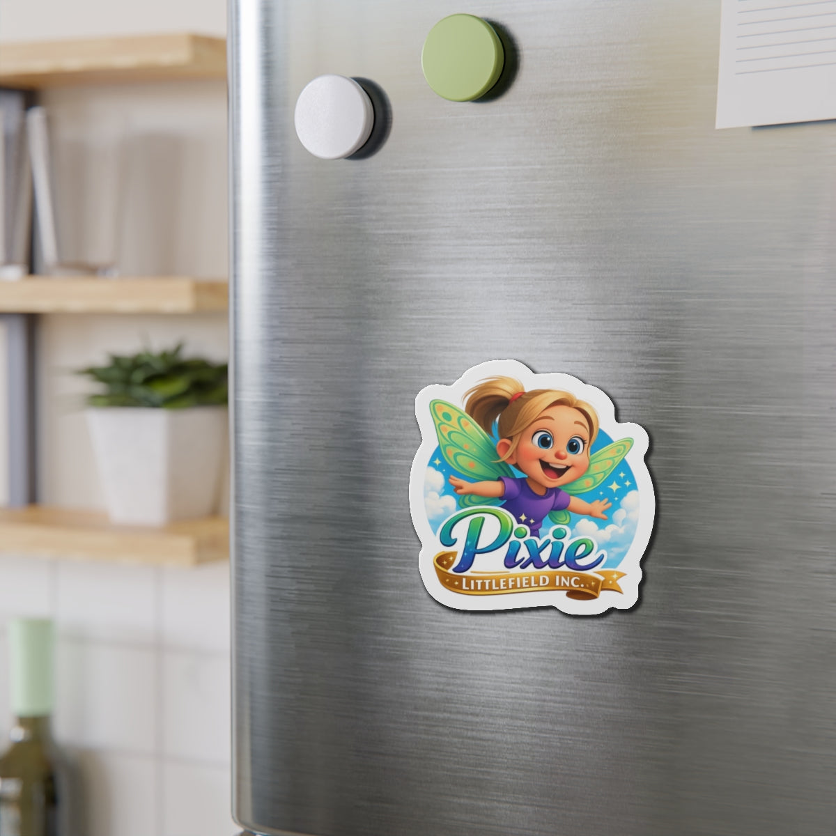 Pixie Littlefield Inc Logo Magnet