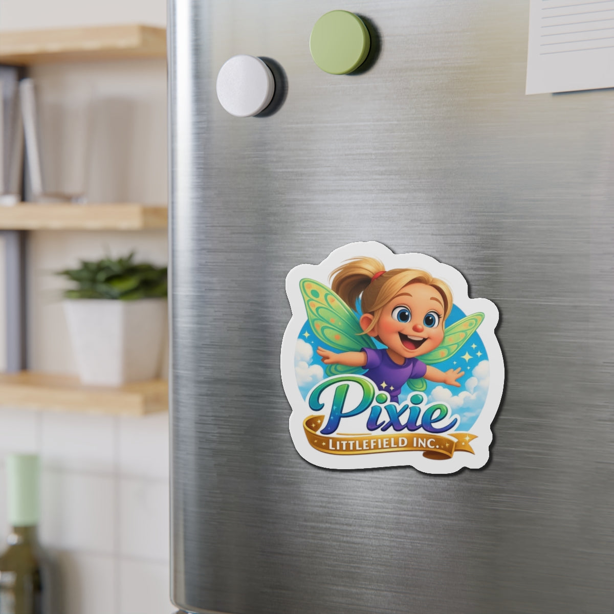 Pixie Littlefield Inc Logo Magnet