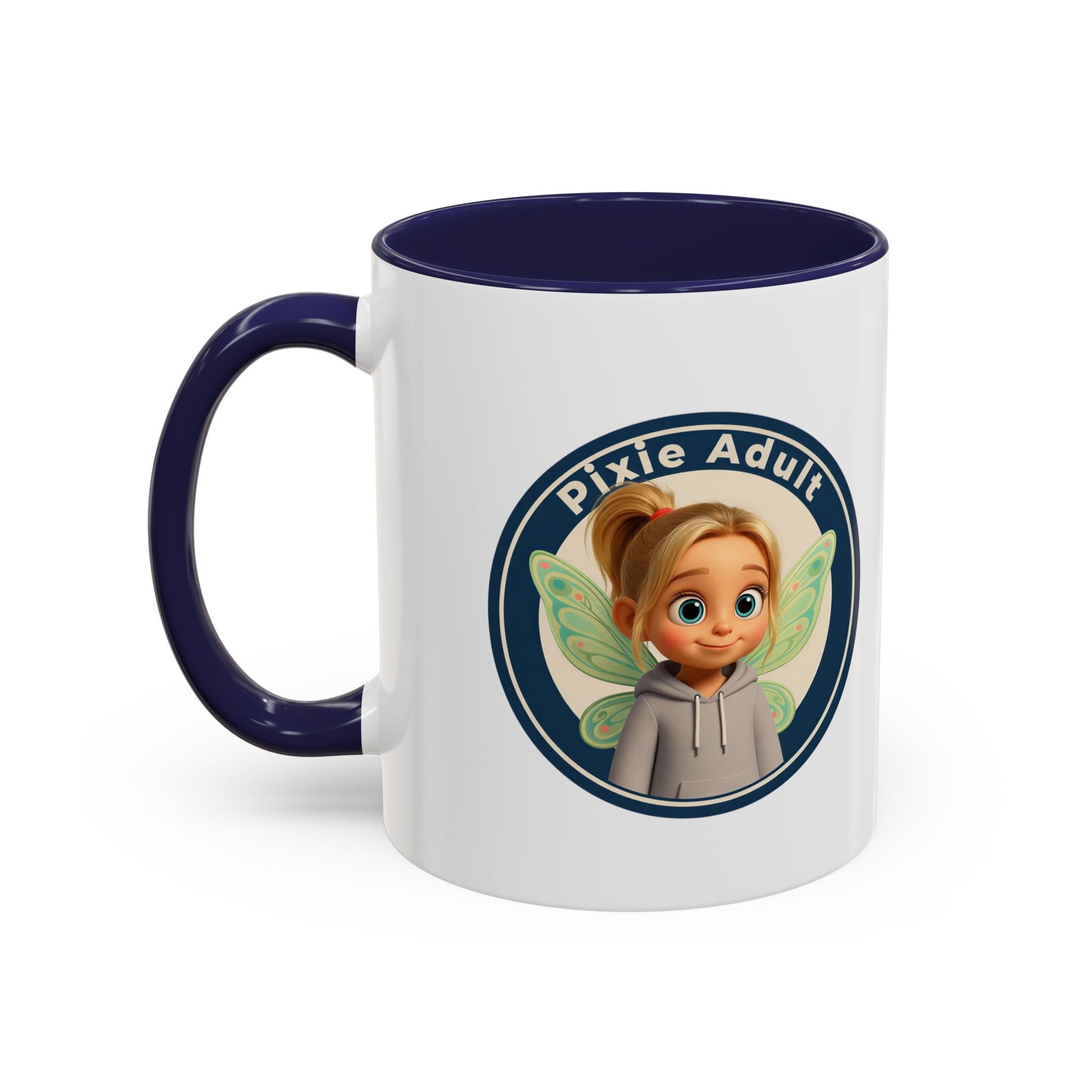 Pixie Adult Coffee Mug — Cute Fairy Design Accent Mug (11/15 oz)