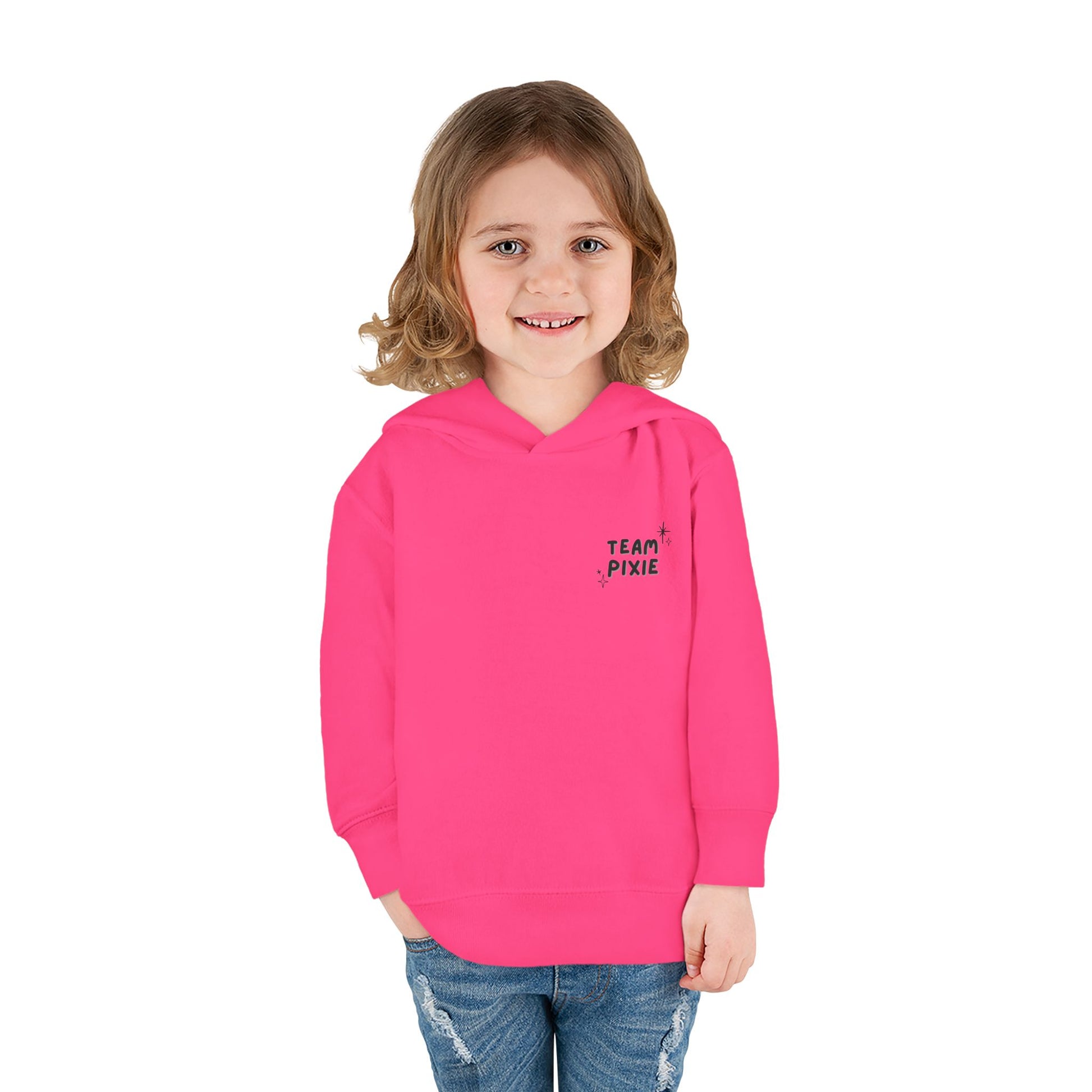 Toddler Hoodie — 'Team Pixie' Butterfly Pullover for Kids
