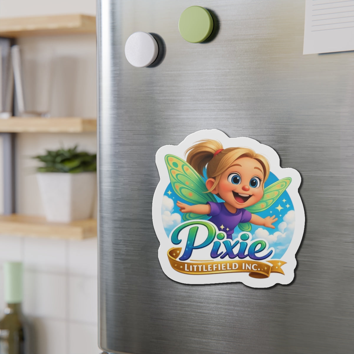 Pixie Littlefield Inc Logo Magnet