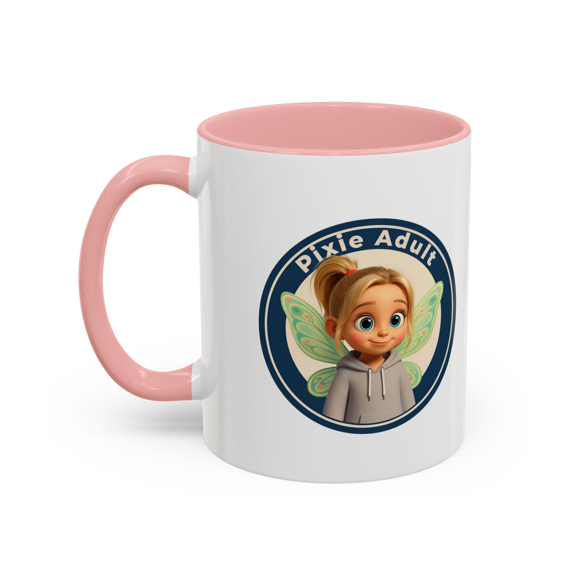 Pixie Adult Coffee Mug — Cute Fairy Design Accent Mug (11/15 oz)