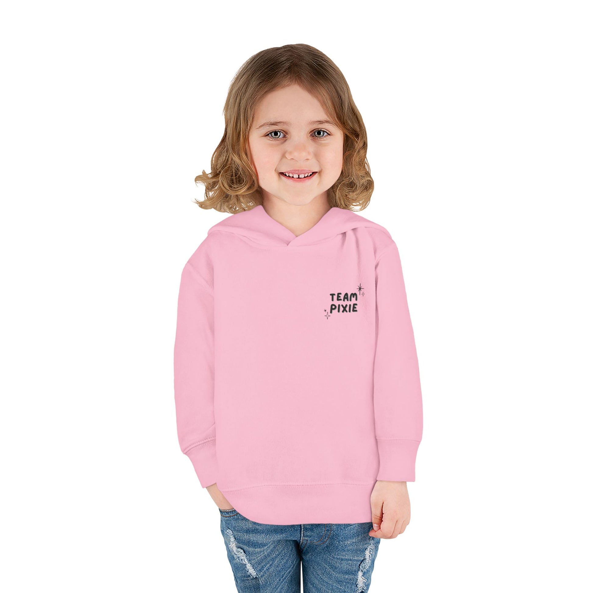 Toddler Hoodie — 'Team Pixie' Butterfly Pullover for Kids