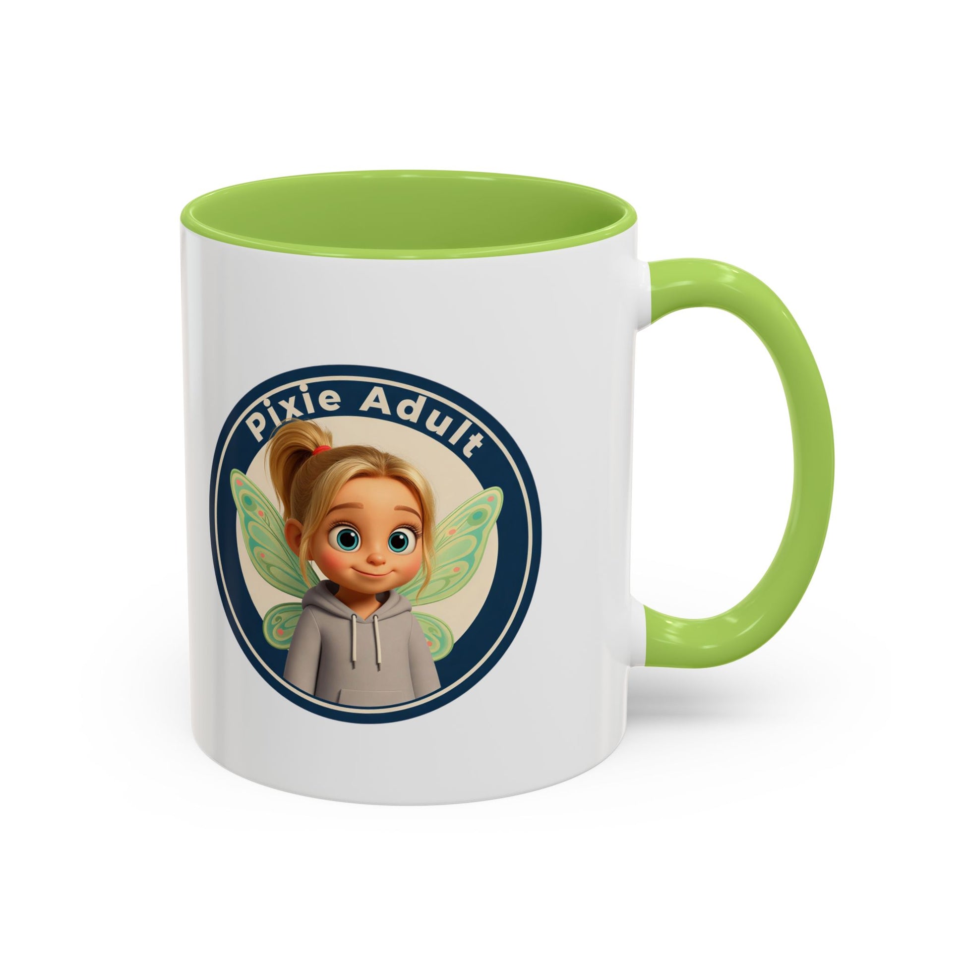 Pixie Adult Coffee Mug — Cute Fairy Design Accent Mug (11/15 oz)