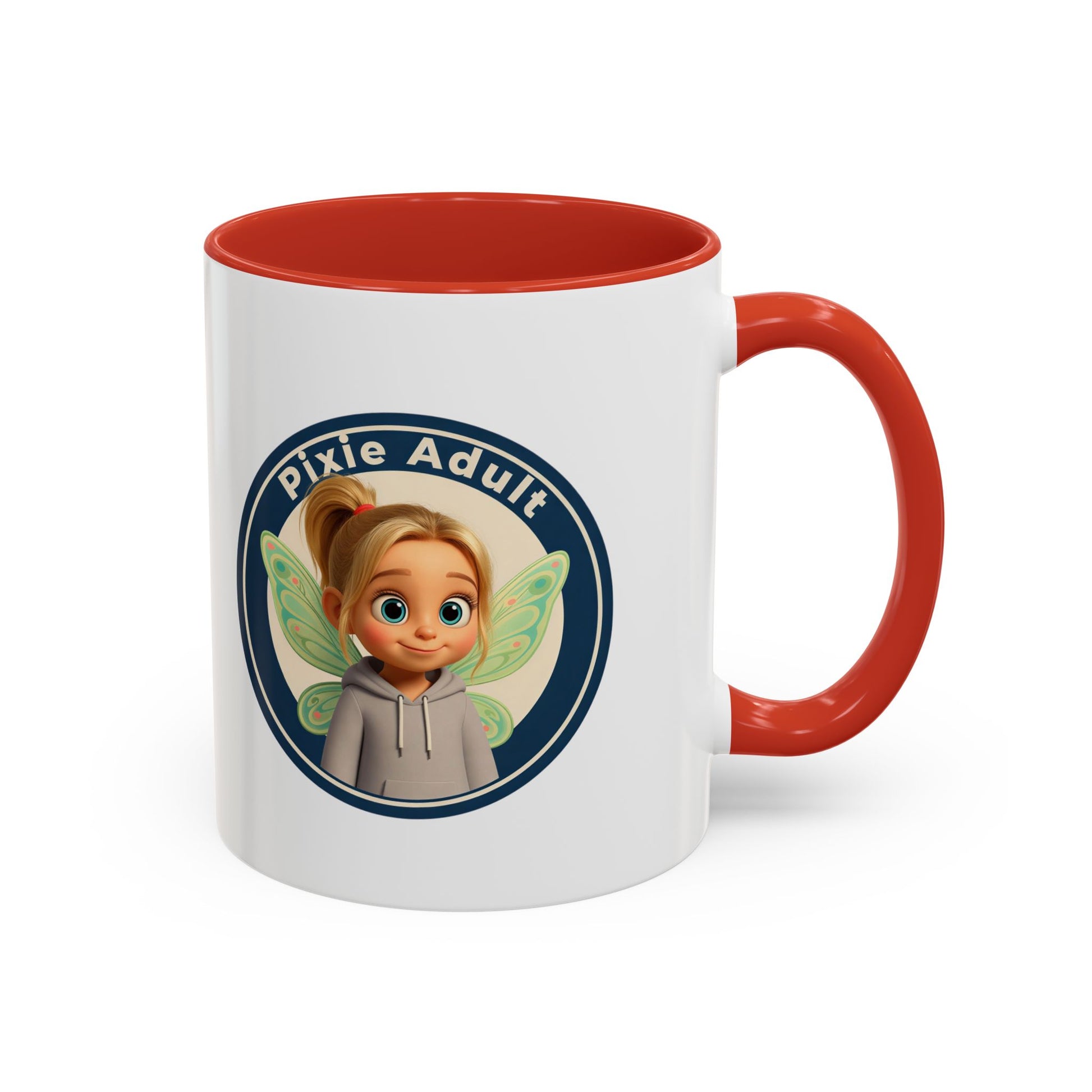 Pixie Adult Coffee Mug — Cute Fairy Design Accent Mug (11/15 oz)