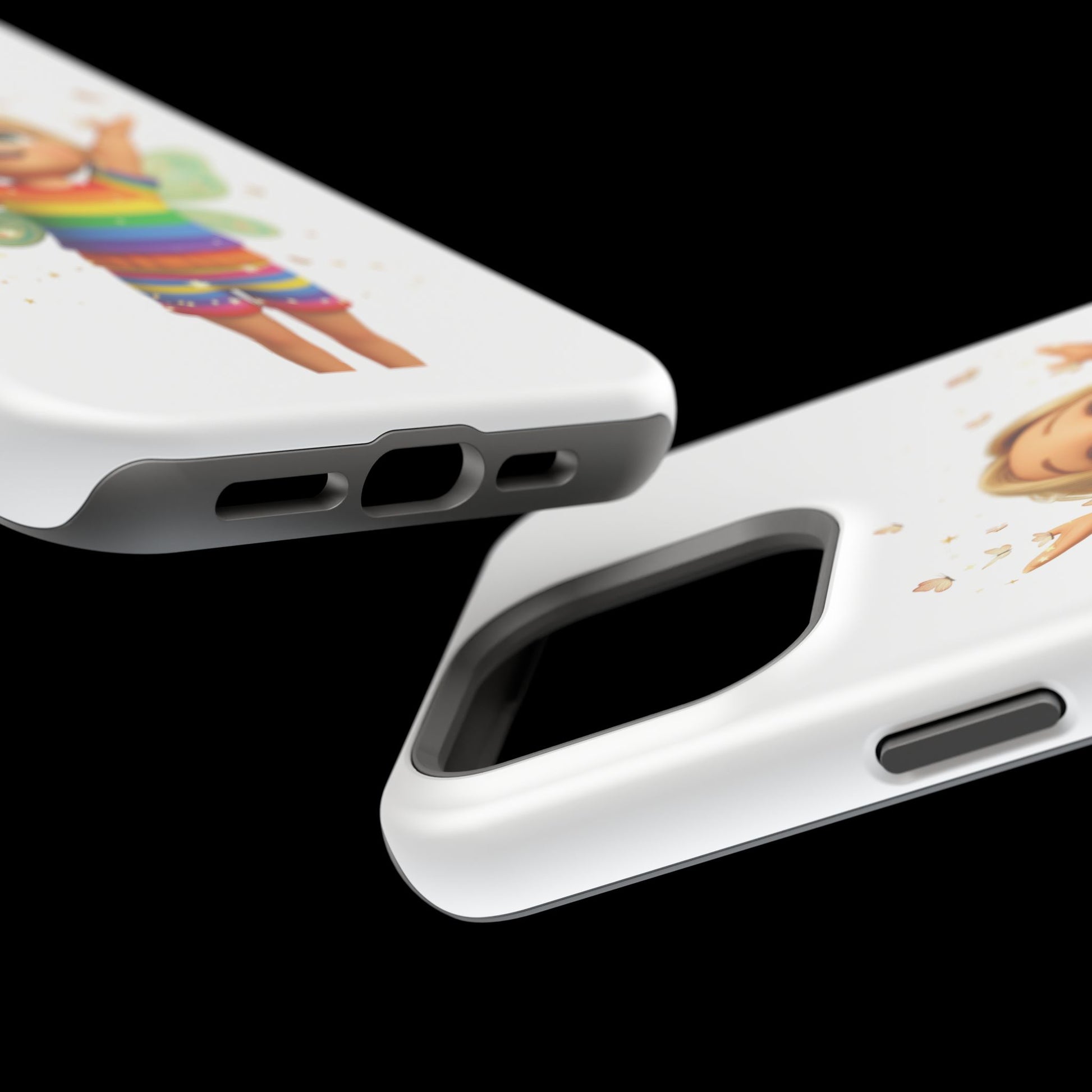 Pixie with butterflies — Magnetic Impact-Resistant iPhone Cover