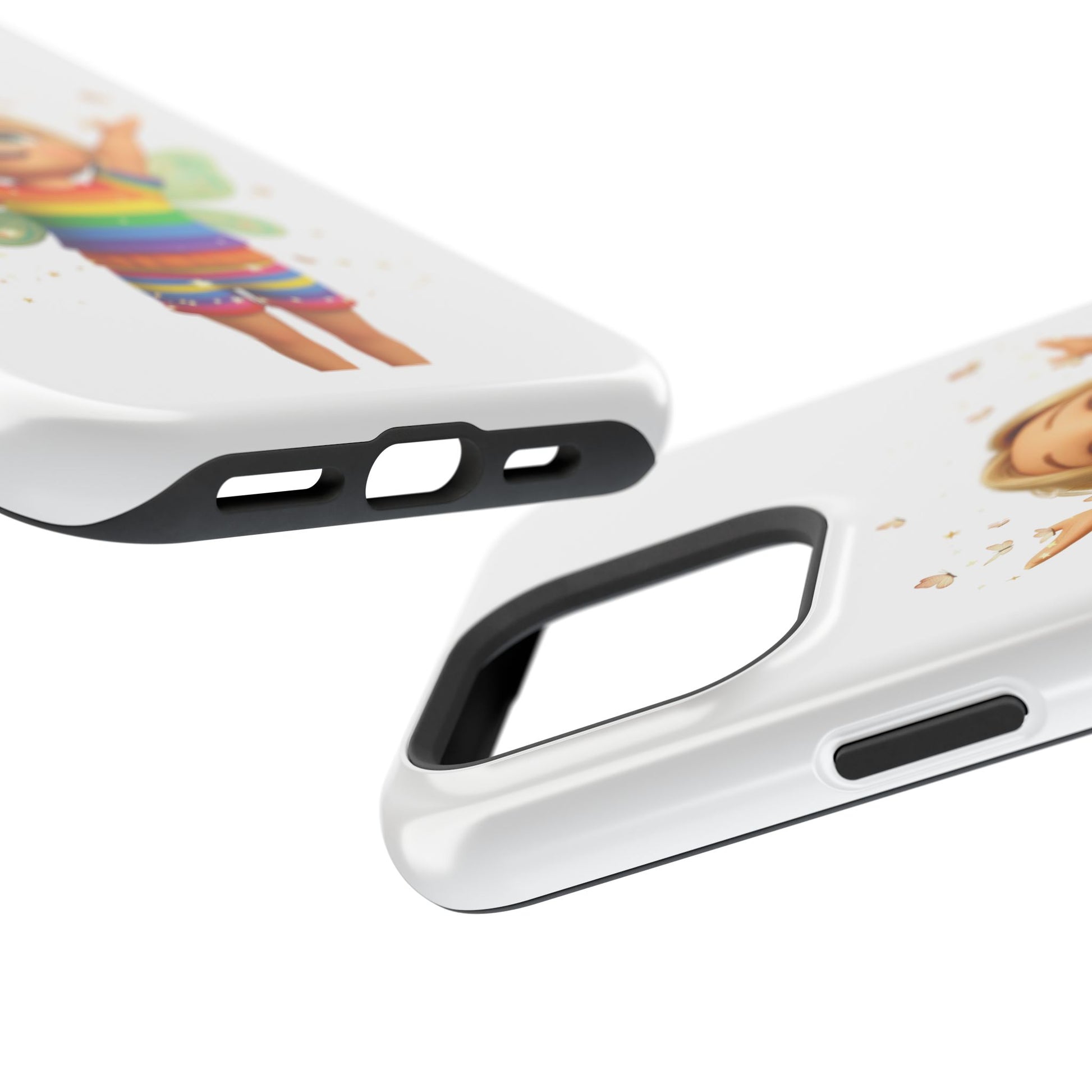 Pixie with butterflies — Magnetic Impact-Resistant iPhone Cover