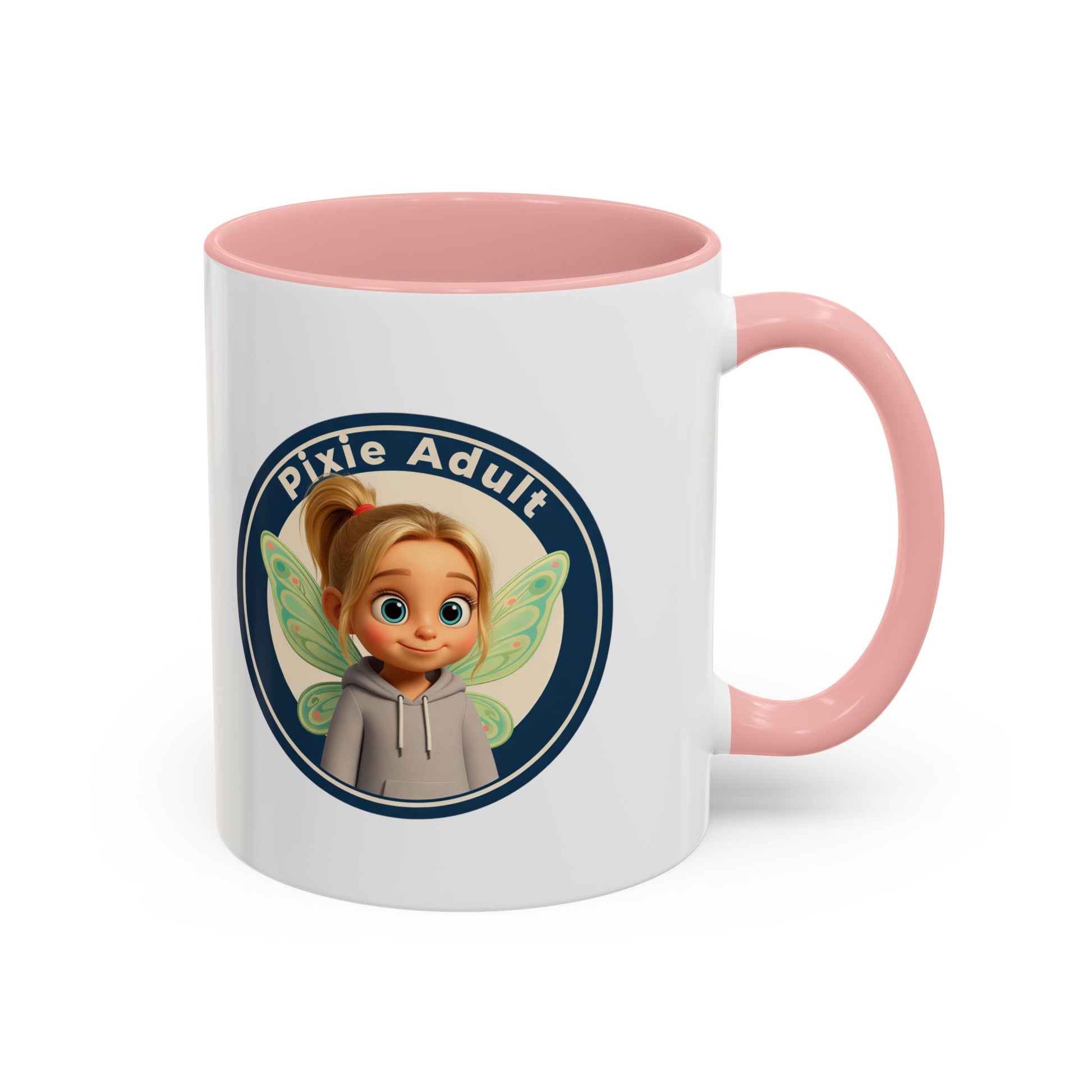 Pixie Adult Coffee Mug — Cute Fairy Design Accent Mug (11/15 oz)