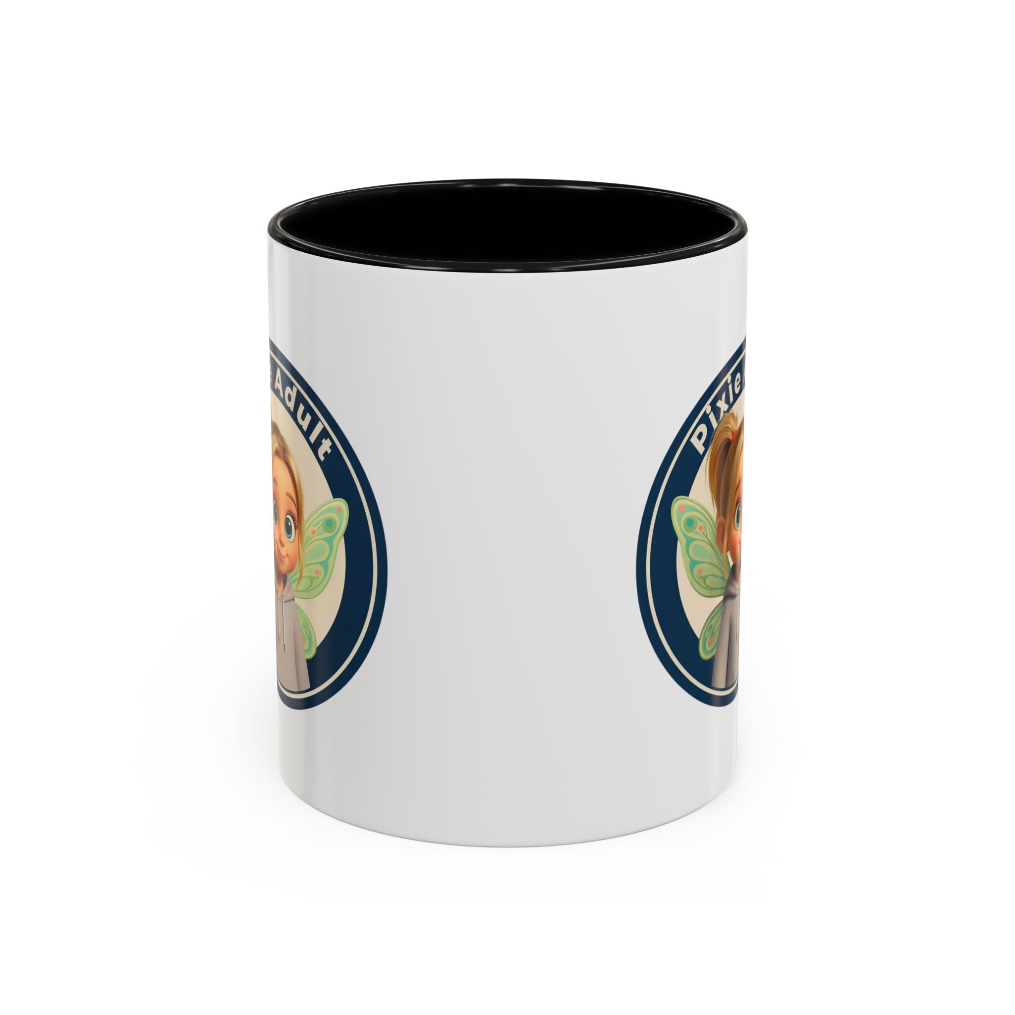 Pixie Adult Coffee Mug — Cute Fairy Design Accent Mug (11/15 oz)