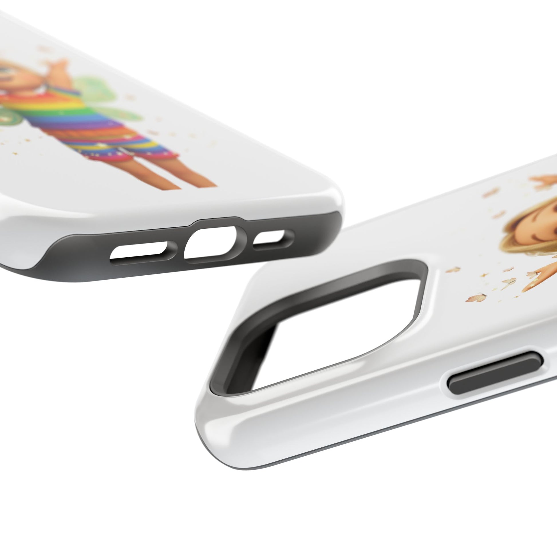 Pixie with butterflies — Magnetic Impact-Resistant iPhone Cover