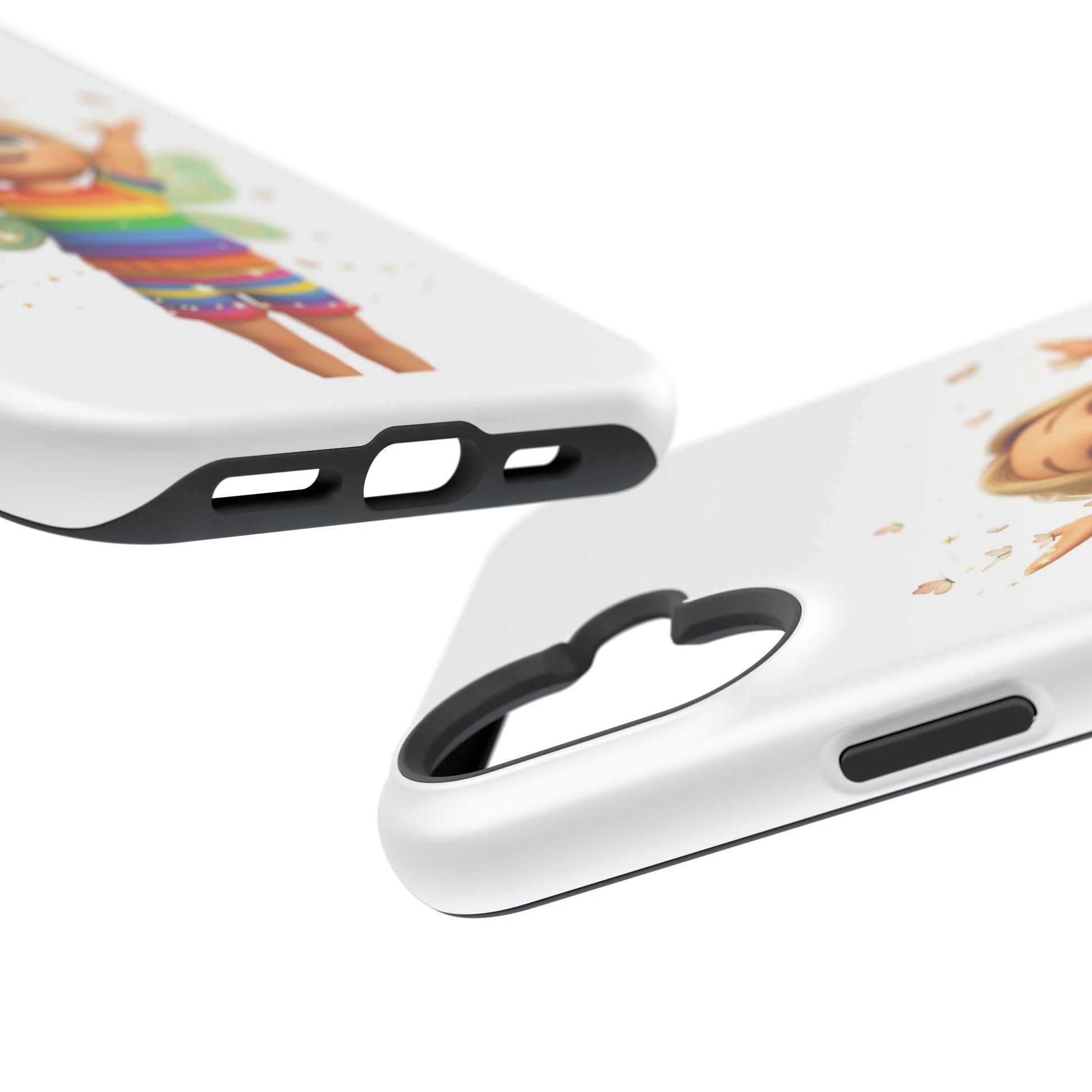 Pixie with butterflies — Magnetic Impact-Resistant iPhone Cover