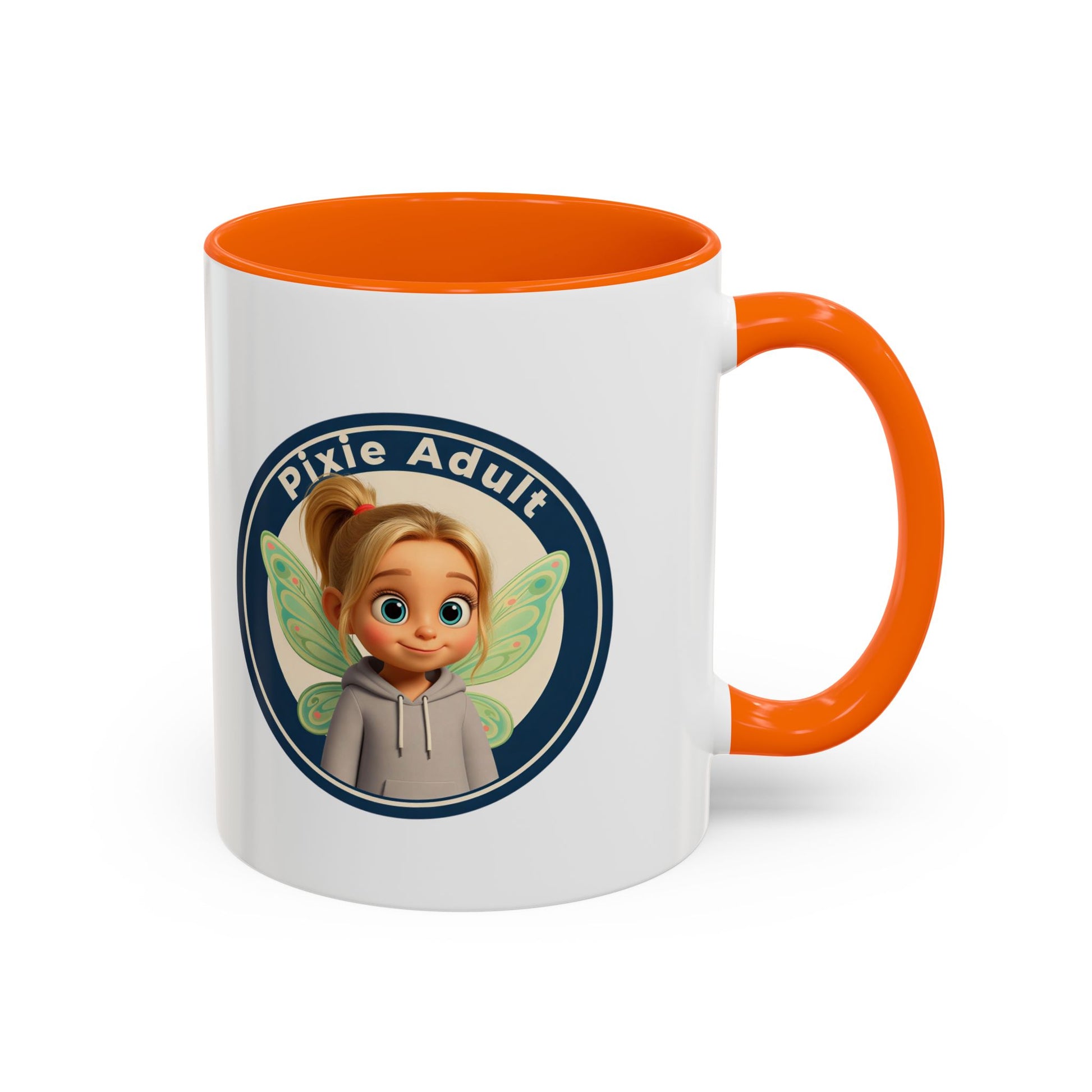 Pixie Adult Coffee Mug — Cute Fairy Design Accent Mug (11/15 oz)