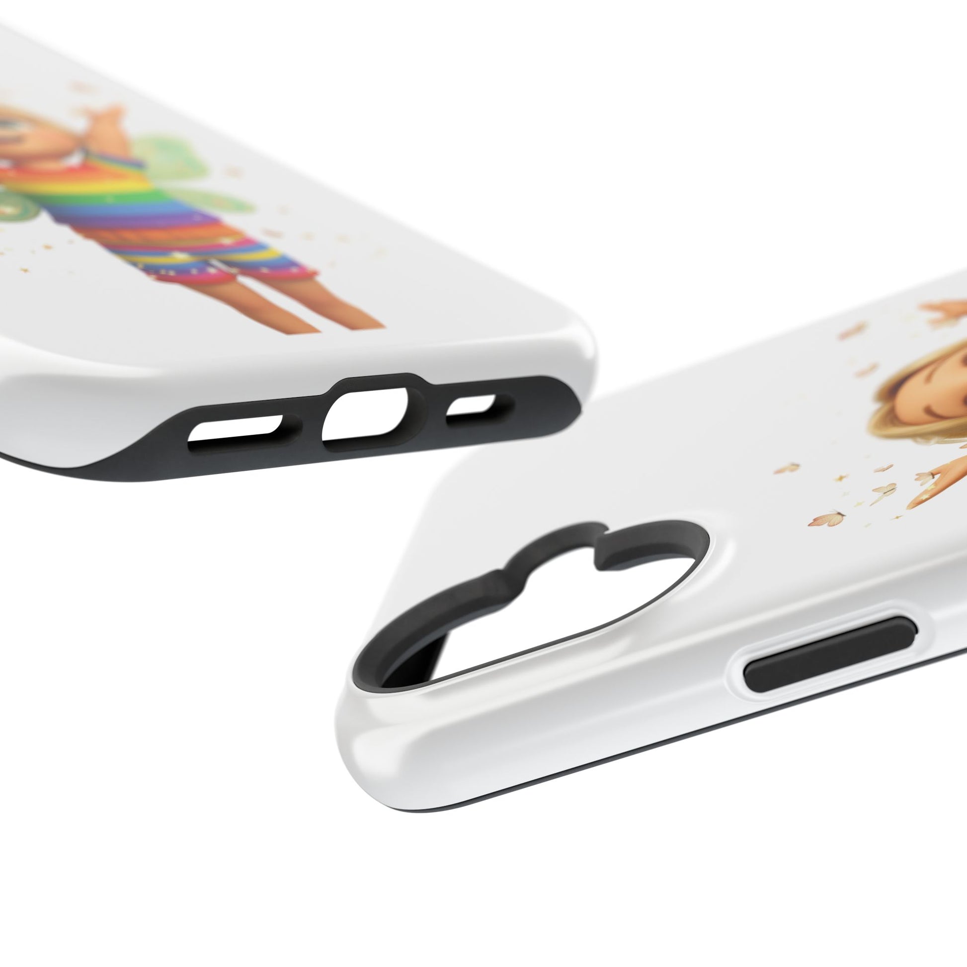 Pixie with butterflies — Magnetic Impact-Resistant iPhone Cover
