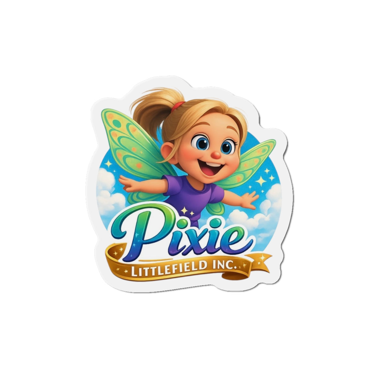 Pixie Littlefield Inc Logo Magnet