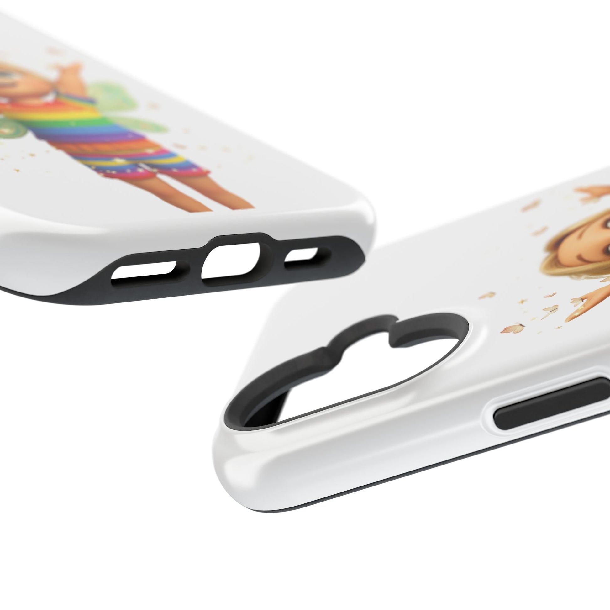 Pixie with butterflies — Magnetic Impact-Resistant iPhone Cover