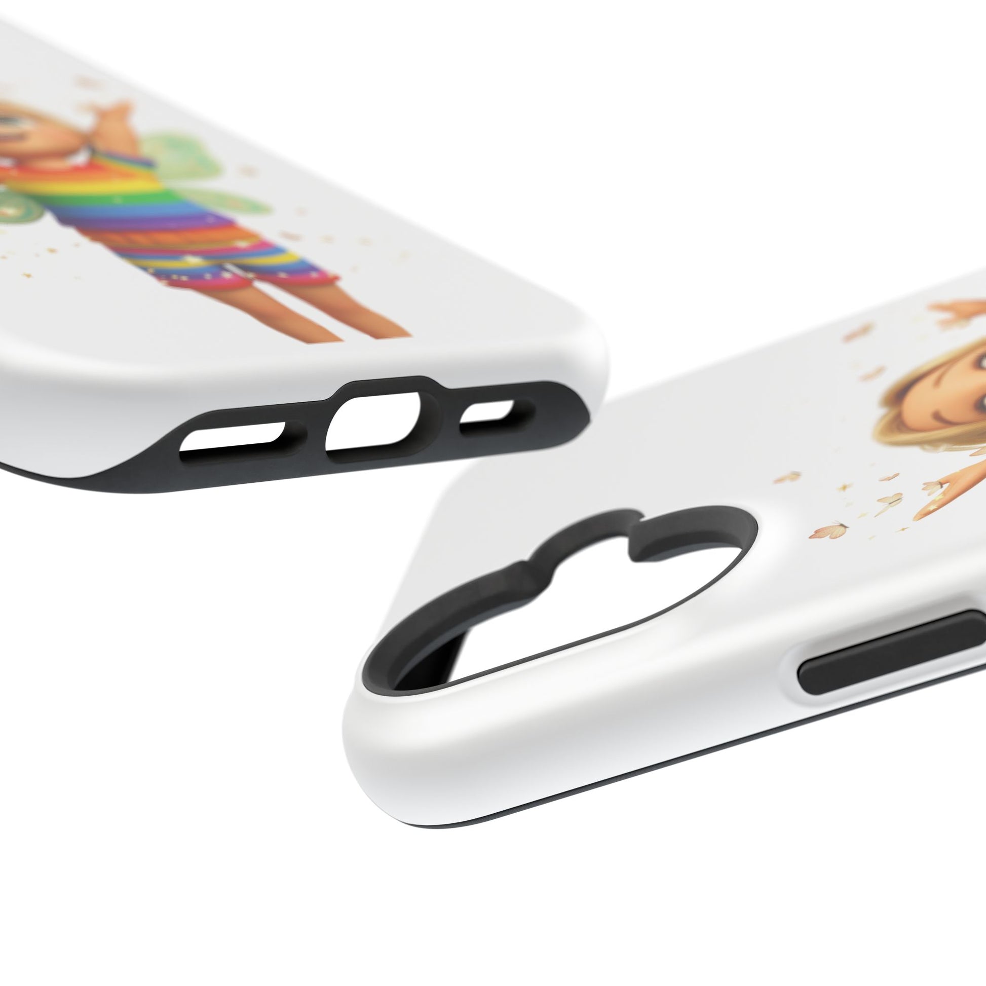 Pixie with butterflies — Magnetic Impact-Resistant iPhone Cover