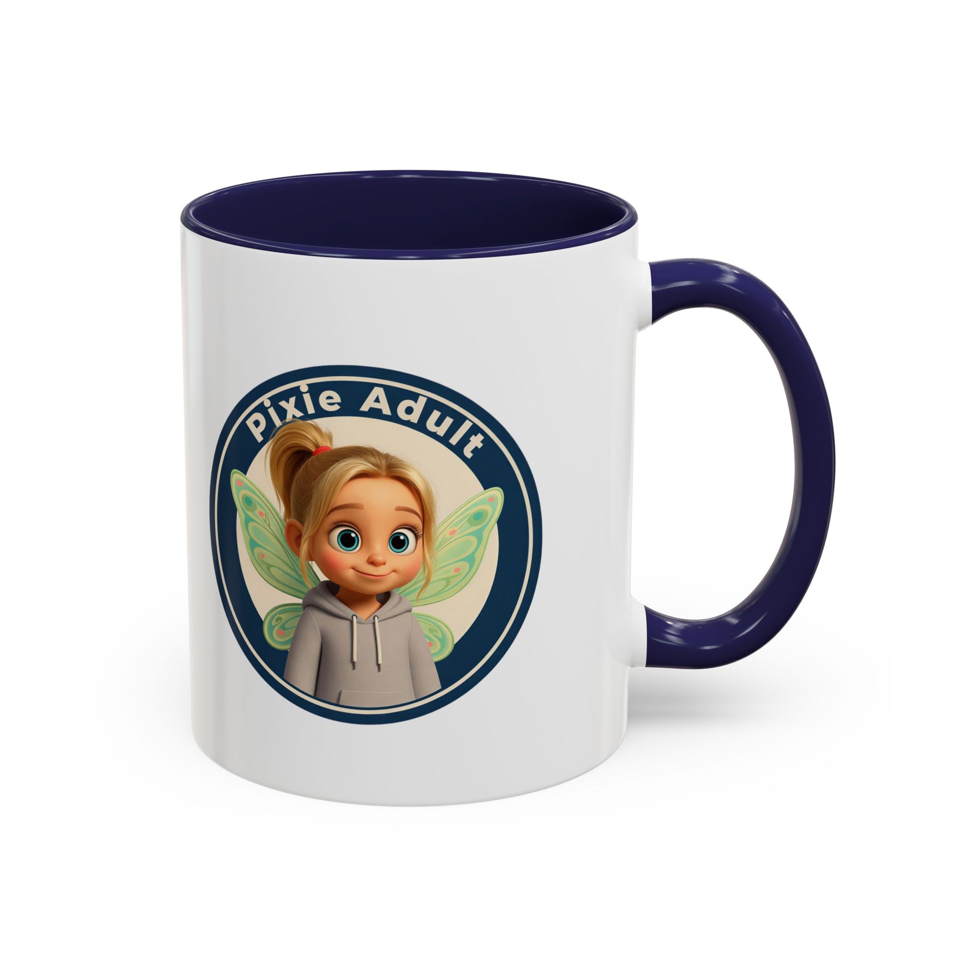 Pixie Adult Coffee Mug — Cute Fairy Design Accent Mug (11/15 oz)